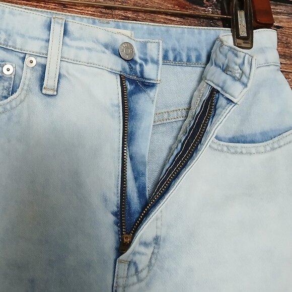 Madewell Jeans 27 Perfect Vintage High Rise Ankle Torrance Wash Denim MD654 - Picture 6 of 9